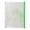 F, variant on CJWD 13x9.2 Inch Aesthetic Binder Envelope, 3-Ring Loose Leaf Pouch for Academic Study Supplies, Frosted Clear Plastic Zipper Pocket with Floating Glitter, Pink