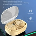 thumbnail image 4 of Staron under $5! Q36 Bluetooth Earphone with Noise Reduction, Digital Battery Display for Sports, Wireless Earphone with Charging Case, 4 of 7
