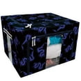 thumbnail image 1 of YUSDECOR Cartoon Dragon Storage Bag Clear Window Storage Bins Boxes Large Capacity Foldable Stackable Organizer With Steel Metal Frame For Bedding,Clothes,Closets, Bedrooms, 1 of 3