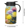 thumbnail image 3 of zhangmingg Stainless Steel Large Teapot with Built-In Floral Infuser Detachable Holder and Lid for Home Brewing, 3 of 4