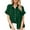 408Green2, variant on Clothing 2025 Womens Casual Short Sleeve Button Down Shirts Summer Plain Top Blouses with Pockets Womens Short Sleeve Button Down Shirts Official Collar Blouse Basic Simple Dress Shirt