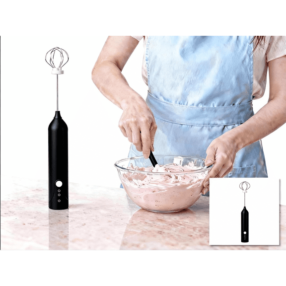 Egg Beater Crafted for Everyday Use | Handheld Milk Frother and Battery Operated Whisk for Quick Foam and Mixers