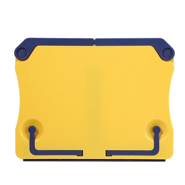 Tnstrumento Musical Soporte de música portátil rollo de mano marco de lectura de escritorio soporte plano (amarillo) Tmvgtek Para Estrenar