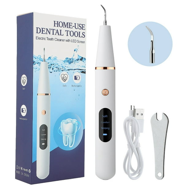 1 limpiador de dientes ultrasónico, instrumento inteligente de belleza dental, eliminación de manchas de dientes, eliminación de sarro, irrigador bucal, uso doméstico portátil - cuidado bucal Sailing Electrónica