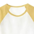 thumbnail image 5 of JOANKDMI 2 Piece Pjs Toddler Boys Girls Casual Outfits Short Sleeve Raglan Top and Ribbed Pants Set with Drawstring Lightweight Pj Lounge Wear Kids Summer Fall Clothes, 5 of 5