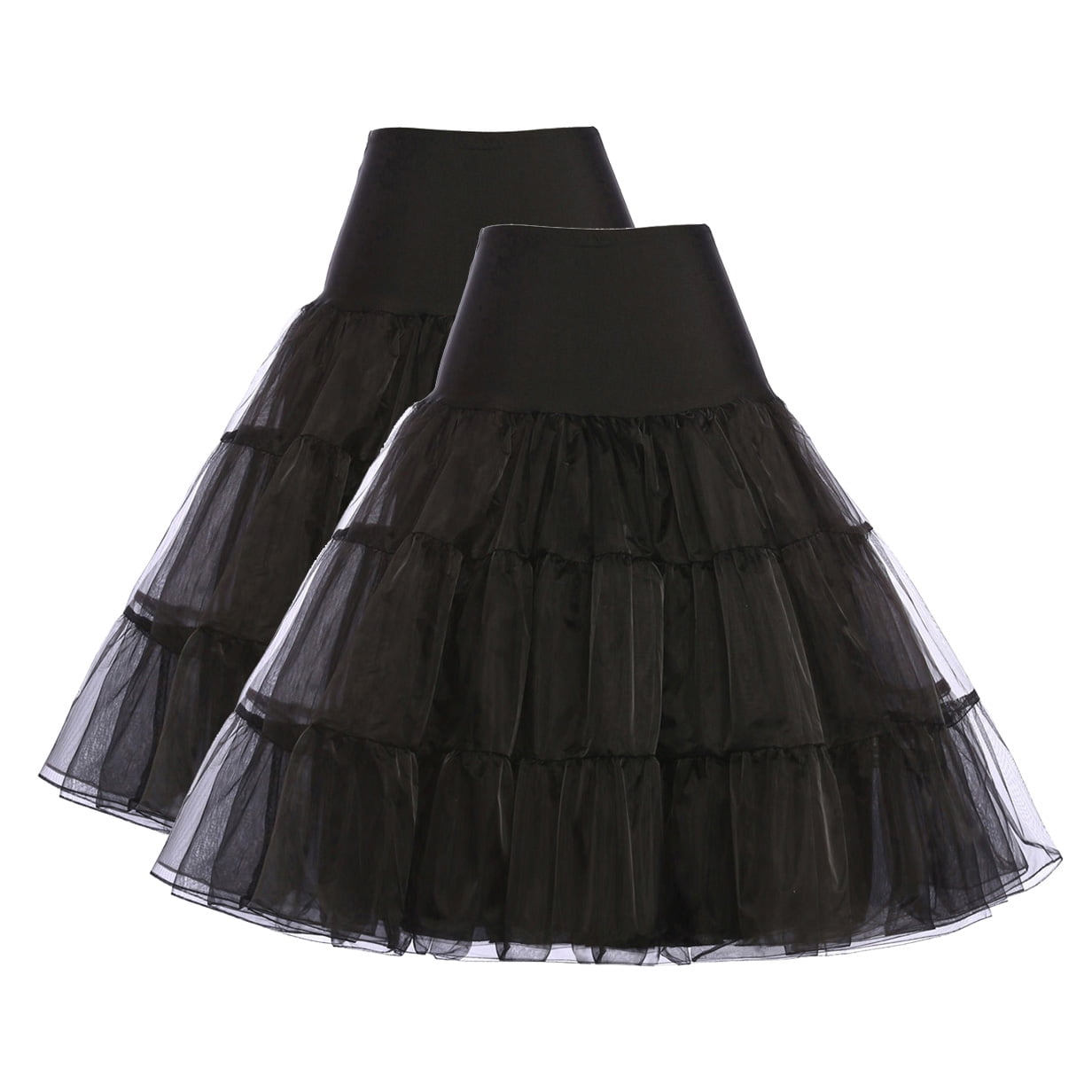 50/'s Petticoat Underskirt Retro Vintage Swing 1950/'s Rockabilly 26 White