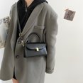 thumbnail image 2 of Bolso pequeño de hombro retro para mujer de otoño e invierno 2025, moda moderna, diseño minimalista, bandolera, bolso cuadrado con textura., 2 of 10