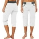 thumbnail image 1 of WILLBEST Pantalones Casuales Para Mujer, Ligeros, de Cintura Alta, Elásticos, Con Cordón, Cargo Capri Para Comodidad Diaria, Diseño de Bolsillo Versátil y Elástico, Ideal Para Diversas Actividades., 1 of 4