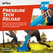 Open Box SPYRA Manual Water Blaster, Outdoor Squirt Gun for Pool, SpyraLX, Blue