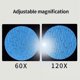 thumbnail image 3 of Portable Mini Microscope with LED Light for Kids Education and Exploration 60-120x Magnification Optical Tool, 3 of 4