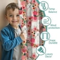 thumbnail image 3 of Blackout Kids Curtains,Bichon Frise Dog and Flower Childrens Insulated Curtains Set Of 2,Bedroom Essentials,Toddler Room Decor 42x54in(106x137cm), 3 of 4