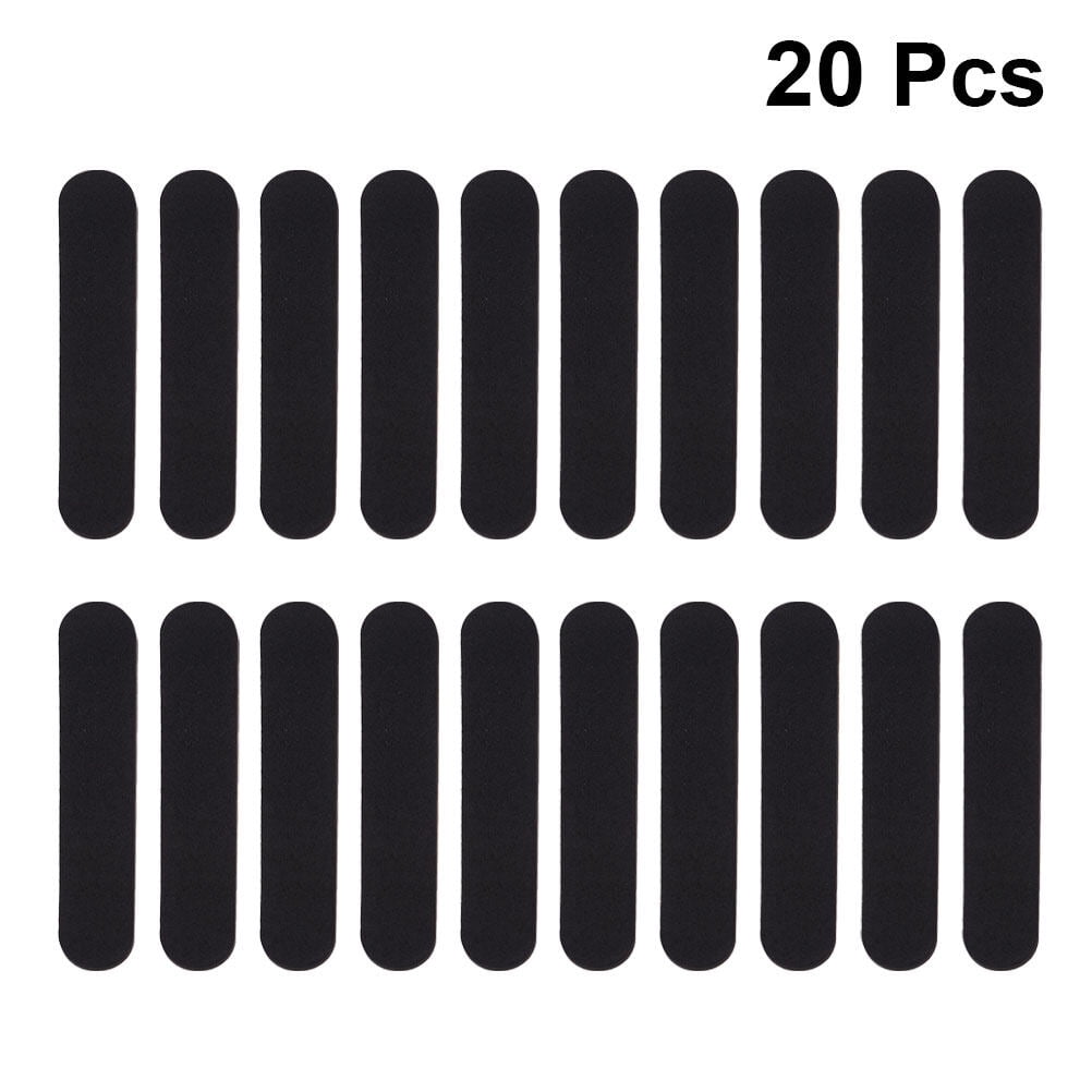  SOESFOUFU 30pcs hat Circumference Adjustment pad Cap  Protection Sweatband hat Size Reducer hat Liner Strip Hats for Small Heads  Foam Tape Cap Absorbent Sweat pad White Black Neck Regulator 