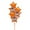 Orange, variant on PMU Graduation Bouquet with (3) 18 Inch Congrats Grad Star & (3) 22 Inch Solid Star Shape White Mylar Balloons Pkg/6