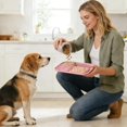 thumbnail image 3 of Non Slip Licking Mat - Silicone Pet Puzzle Feeder, Suction Cup Treat Pad for Dogs Cats, Slow Feed Textured Pattern Build, Pet Training Enrichment Mat, Home Feeding Activity Use, 3 of 9
