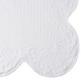thumbnail image 6 of Historic Charleston Bedspread 100% Cotton White Queen 102 In x 120 In Embossed Floral All Season, 6 of 8