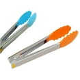 thumbnail image 6 of Hariumiu Silicone Cooking Salad Stainless Steel Handle Serving BBQ Tongs Kitchen Utensil-, 6 of 8