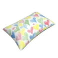 thumbnail image 3 of Balery Hand Drawn Colored Hearts Bedding Queen Pillow Cases - Envelope Closure - Soft Brushed Microfiber Fabric - Shrinkage and Fade Resistant Pillow Cases-, 3 of 9
