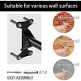 thumbnail image 2 of Swivel Garage Bike Wall Mount, Space Saving Upright Mountain Bike Rack, Mountain Bike Rack, Wall Mounted Bike Hook, Padded Upright Bike Storage Rack (Max Load 50kg), 2 of 5