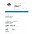 thumbnail image 2 of Fan Clutch - Compatible with 1995 - 1997 Ford E-350 Econoline 7.3L V8 1996, 2 of 2