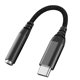 thumbnail image 1 of Adaptador de cable de audio Baja pérdida tipo C a 3.5MM Adaptador de cable de audio Aleación de aluminio trenzado DAC 32 AweSitey EL010327-00, 1 of 5