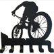 thumbnail image 2 of Colgador De Pared Para Montar En Bicicleta, Hierro Negro Compacto Con 6 Ganchos, Colgador De Metal Decorativo Para Dormitorio, Sala De Estar, Porche, Cocina Guardurnaity HA018884-00, 2 of 7