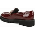 thumbnail image 4 of Franco Sarto Women's Senna Lug Sole Loafer Dark Red Patent 7.5M, 4 of 6