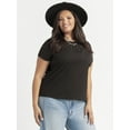 thumbnail image 2 of Jessica Simpson Women's Plus Kortnee Studded T-Shirt, Sizes 0X-4X, 2 of 6