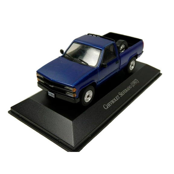 Chevrolet Silverado Diecast Model 1:43 scale Blue Ex Mag