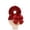 A008- Style H, variant on Cartoon Birthday Candle - Festive Glitter Design with Red Bow Accents for Birthday Parties, Cake Decorations, Celebratory Events