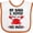 White and Orange, variant on Inktastic Nana and Poppop Love Me Crab Boys or Girls Baby Bib