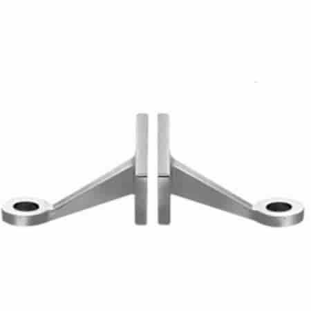 - CRL Brushed Stainless Heavy Duty Double Arm Fin Mount Frame Spider