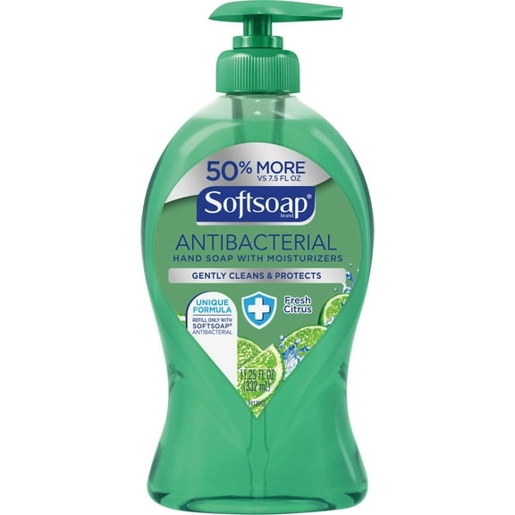 Antibacterial Hand Soap, Fresh Citrus, 11.25 Oz Pump Bottle, 6/carton | Bundle of 5 Cartons