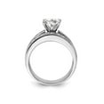thumbnail image 2 of Sterling Silver Engagement Bridal Wedding Ring Set with Cubic Zirconia (CZ) (CZ), 2 of 4