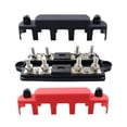 thumbnail image 3 of Enqiretly Positive Negative Bus Bar Terminal High Current Terminal Busbar Double M8 Current Terminal 1Set, 3 of 6