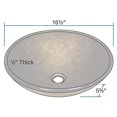 thumbnail image 3 of Polaris 637 Foil Undertone Glass Vessel Sink, 3 of 6