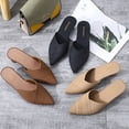 thumbnail image 5 of Willtoo Comfortable Kitten Low Heel Mules Pointed Closed Toe Pumps for Women Slip On Slides Shoes Dressy Casual, 5 of 5