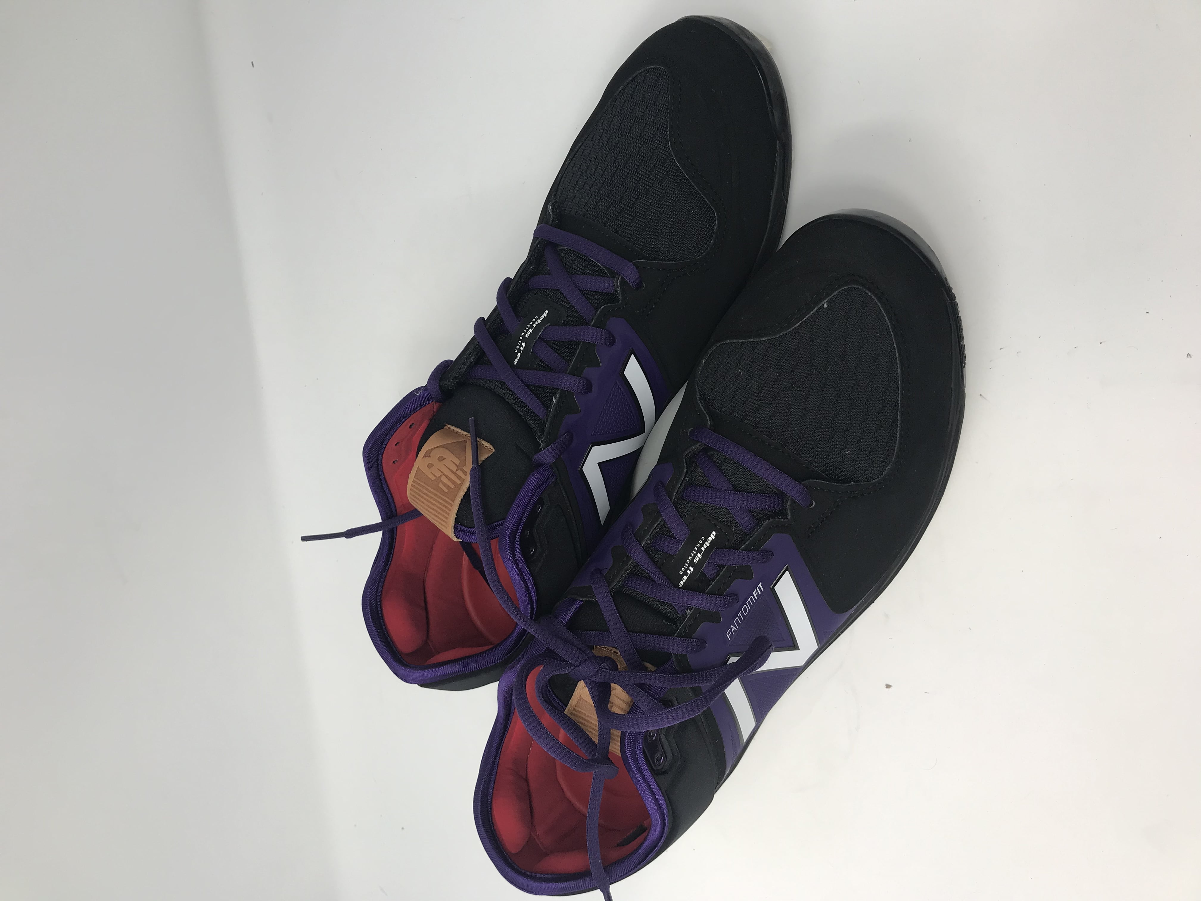 purple metal baseball cleats