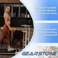 thumbnail image 2 of GEARSTONE Under Desk Treadmill， Portable Walking Treadmill, Jogging Pad Flat Slim Treadmill， Jogging Running Machine for Home/Office, 2 of 5