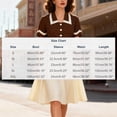 thumbnail image 3 of Mceream Robes Chemises pour Femmes Été Col à Revers Manches Courtes Col Noué Robe Vintage Cocktail Fête Boutons Décontractés Bureau Travail Évasée Ligne A Robe de Soirée Café TG, 3 of 9