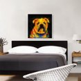thumbnail image 2 of ARTCANVAS English Bulldog English Dog Canvas Art Print - Size: 26" x 26" (1.50" Deep), 2 of 9