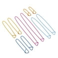 thumbnail image 4 of stitch holders 10pcs Random Colors Yarn Stitch Holder Set Crochet Knitting Needle Alloy Safety (Random Color), 4 of 11
