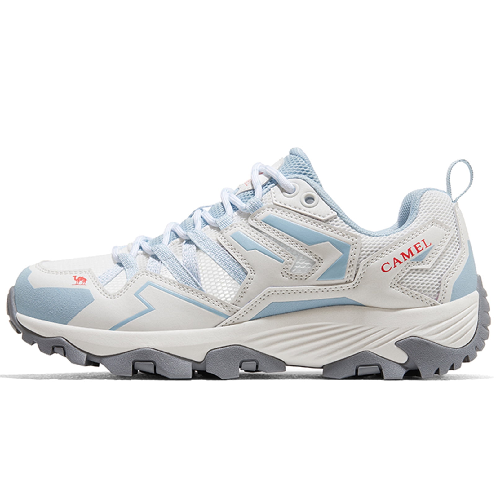 CAMEL Womens Hiking Shoes Low Top Sneakers Trail Trekking Running Shoes Hiking Boots Blue, US 5.5