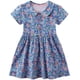 thumbnail image 3 of Vestidos para niñas pequeñas, tutú floral de unicornio, tul, vestido informal de verano, vestido de algodón de manga corta con dibujos animados, 3 of 5