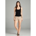 thumbnail image 3 of Essential Basic Women's Summer Casual Stretchy Shorts - Junior Sizing, 3 of 7