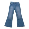 thumbnail image 1 of Jeans George para Niña Flrare con Lavado Azul Claro Talla 10, 1 of 4