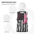 thumbnail image 3 of Sikiie Ribbon Breast Cancer Awareness Basketball Jersey Reversible Men's Mesh Athletic Sports Shirts Training Practice S-4XLSmall, 3 of 6