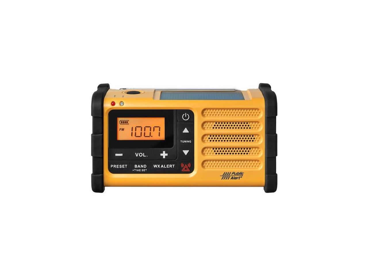 Sangean Portable Emergency Radios, Yellow, MMR-88