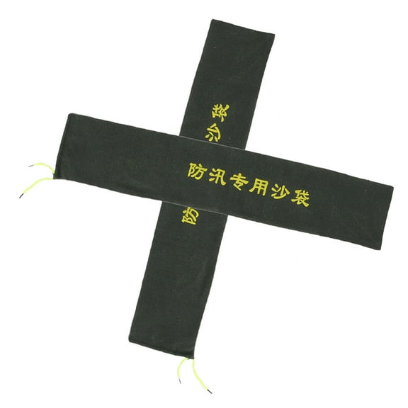 Raindrops 2-Pack Water Absorbent Flood Sandbags for Basement , Size 120 x 7.9 x 0.1 Inches