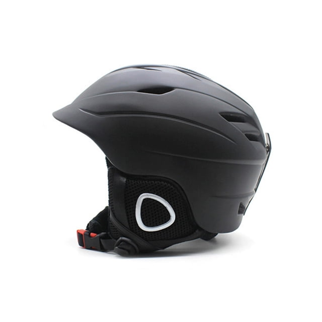 Eigraketly Casco de esquí moldeado integralmente para monopatín al aire libre, cascos antivaho, herramienta de protección para la cabeza para Ropa Deportiva, Zapatos Negro L