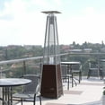 thumbnail image 6 of Flash Furniture Sol Patio Outdoor Heating-Bronze Stainless Steel Pyramid 42,000 BTU Propane Heater with Wheels for Commercial & Residential Use, 6 of 9